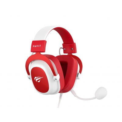 5. Havit H2002d gaming headphones white/red