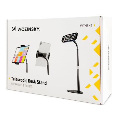 5. Wozinsky Tablet and Phone Desk Stand Black (WTHBK4)