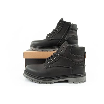 10. Wrangler Allan Mid men's boots, Chelsea boots, elegant leather, black