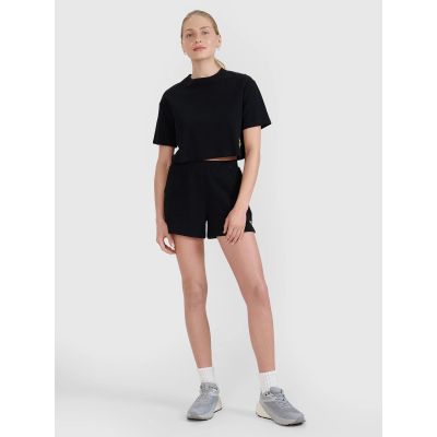 2. Women's crop top t-shirt 4F 4FWSS25TTSHF1977-20S