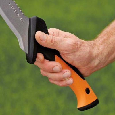7. Fiskars 1051233 Hacksaw Hand Saw 23 cm Black, Orange, Silver
