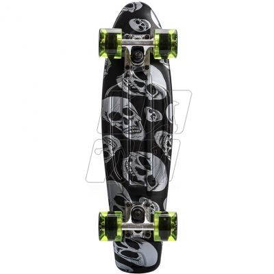 2. Meteor Multicolor Skulls 22607 skateboard