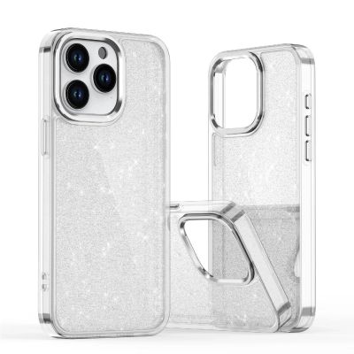 2. Glitter Case for iPhone 16e / 17e - Transparent