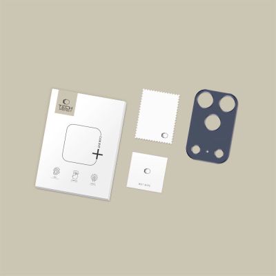 5. Tech-Protect Camalloy Fit+ Camera Cover for iPhone 17 Pro - Navy Blue