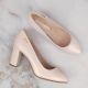 14. Sergio Leone W SK193B beige pearl heel pumps 
