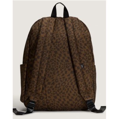 2. Vans Old Skool Classic Backpack 22L Youth School Backpack Leopard Print - VN000H4Y7UG1