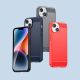 12. Carbon Case for iPhone 14 Plus flexible gel back cover blue