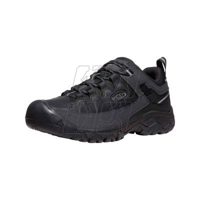 3. KEEN TARGHEE III WP TRIPLE BLACK men's hiking shoes leather membrane (KE-1028128)