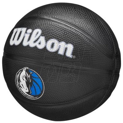 6. Wilson Team Tribute Dallas Mavericks Mini Ball WZ4017609XB basketball