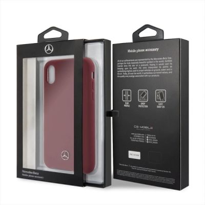 7. Mercedes Silicone Line iPhone X/XS Case - Red