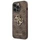 2. Guess 4G Big Metal Logo Case for iPhone 14 Pro - Brown