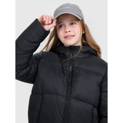 3. Girls' down jacket with synthetic filling 4F 4FJRAW25TDJAF0817-20S