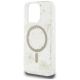 6. Guess Resin Flowers Glitter MagSafe iPhone 16 Pro Case - Beige
