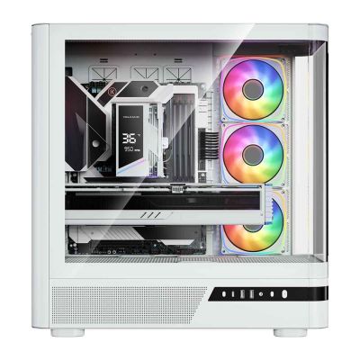 3. MODECOM VOLCANO AQ 200 ARGB MIDI CASE WHITE