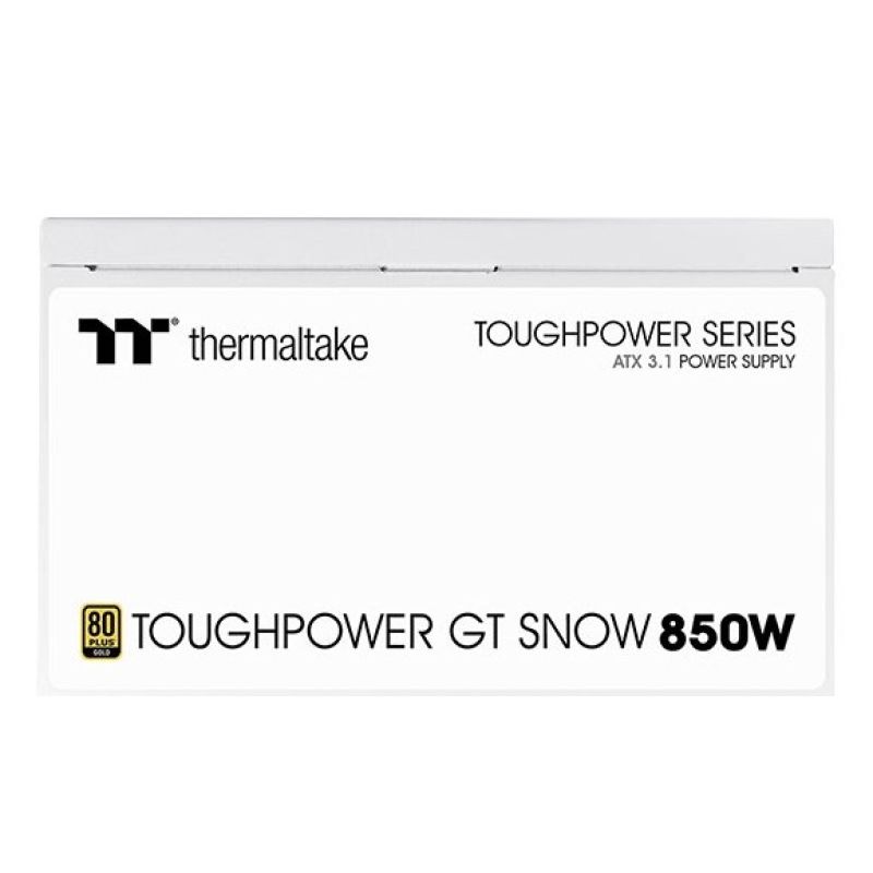 6. 850W Thermaltake Toughpower GT Snow Power Supply