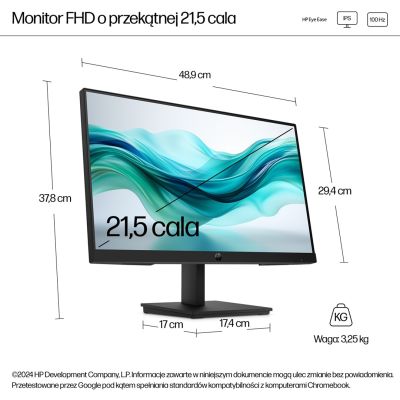 8. HP Series 3 Pro Monitor FHD 21.5” Series 3 Pro – 322pf