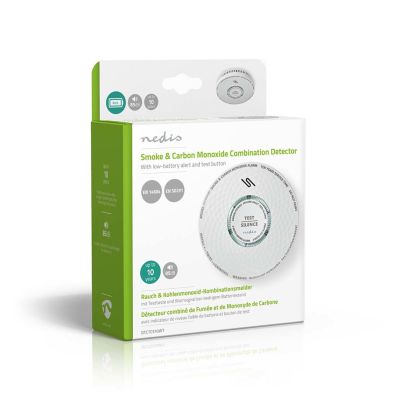 7. Nedis DTCTCS10WT Smoke and Carbon Monoxide Detector