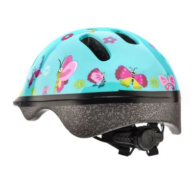9. METEOR KS06 butterflies children's bike helmet