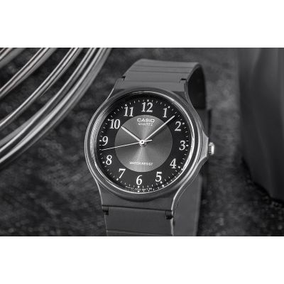 4. CASIO MQ-24-1B3LDF + BOX watch