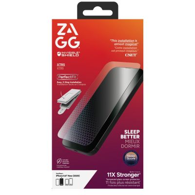 4. ZAGG Invisibleshield Glass XTR5 – protective glass with graphene and blue-light filter for iPhone Air