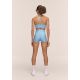 4. CASALL Ultra High Waist Hot Pant Women's Training Leggings, Blue