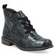 27. Women’s green patent croc ankle boots Rieker 71205-90