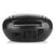 5. JVC RD-E221B Boombox black radio player