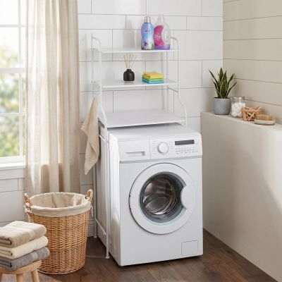 3. METAL ORGANIZER SHELF STANDING OVER THE WASHING MACHINE 62x25x155CM