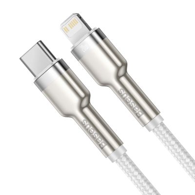 2. Baseus Cafule Series Metal Data USB-C / Lightning 20W PD cable 2 m - white