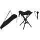 2. FISHING CHAIR FOLDING STOOL REDCLIFFS 33X33X40CM BLACK