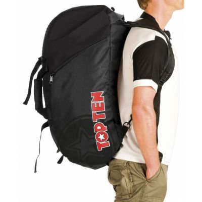 3. TOP TEN sports bag with backpack function 55 x 29 x 27 cm TOR-P6A black (PRICE CHANGE)