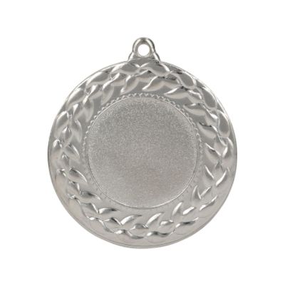 6. Silver medal with space for a 25 mm emblem - steel medal