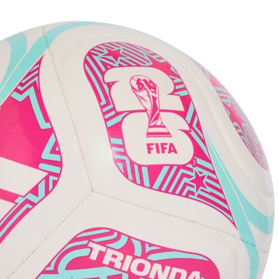 7. adidas World Cup 26 Trionda Club football white, pink and blue JD8054