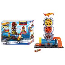 Hot Wheels Racing Tire Workshop Set HDP02 MATTEL