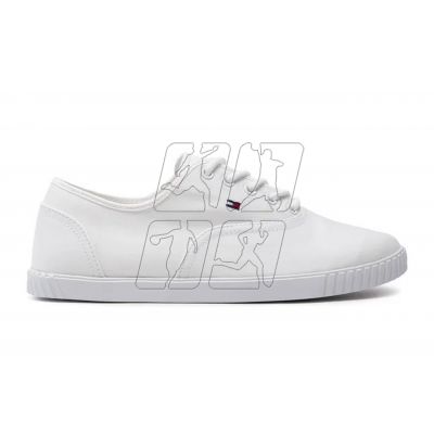 2. Tommy Hilfiger Canvas Lace Up Sneaker W FW0FW07805YBS