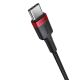 3. Baseus Cafule USB-C / USB-C cable 100W 1 m - red-black and black-gray (2 pcs.)