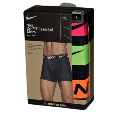 3. Nike men's boxer briefs 3 pack BLACK - 0000KE1156-BAV