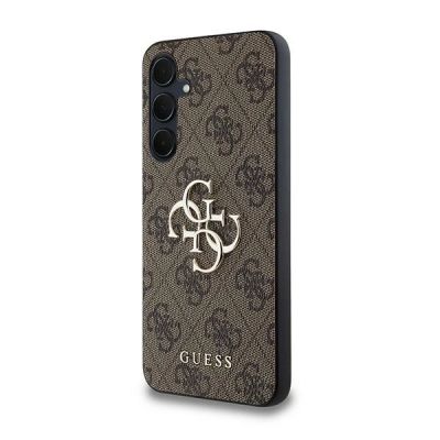 2. Guess 4G Big Metal Logo case for Samsung Galaxy A35 - brown