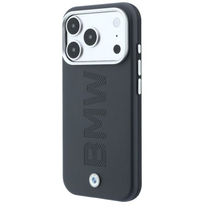 2. BMW Sign Centered Deboss MagSafe Case for iPhone 17 Pro / 18 Pro - Gray