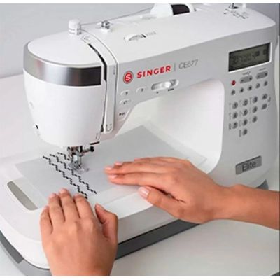 8. SINGER Elite CE677 Electric Sewing Machine White