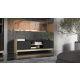 6. PORTO 2D TV cabinet 150x38x50 oak/black