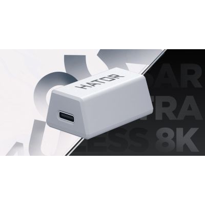 15. HATOR Quasar 3 Ultra 8K Wireless Gaming Mouse Ambidextrous RF Wireless + Bluetooth + USB Type-A Optical 30000 DPI