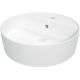 Ceramic countertop washbasin with space for a tap