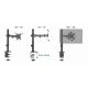 22. GEMBIRD ADJUSTABLE DESK MONITOR ARM/HOLDER 17-32, VESA 100X100MM, UP TO 9 KG
