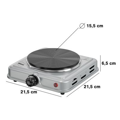 5. ELDOM ELECTRIC COOKER PG13 UNNA 1000W SILVER