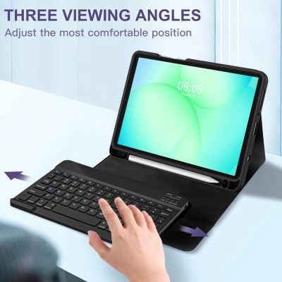 6. Tech-Protect SC Pen Case for Samsung Galaxy Tab A9 / A11 8.7 X110 / X115 / X133 / X135 - Black