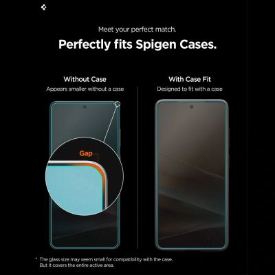 12. Spigen Glas.Tr Ez Fit Pro HD Privacy Glass for Samsung Galaxy S26+