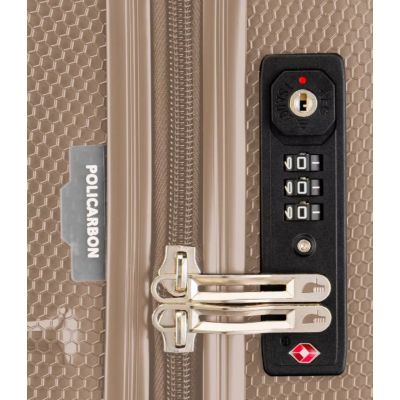 6. Large, Roomy Travel Suitcase on Wheels PUCCINI Polycarbonate 89L PC029A-6