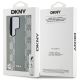 8. DKNY Leather Checkered Pattern MagSafe Case for Samsung Galaxy S25 Ultra - Gray