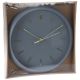5. PP WALL CLOCK 30x4.5CM GRAY